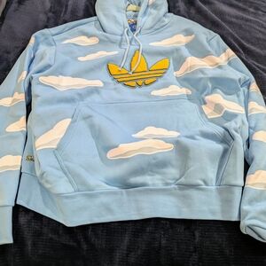 Adidas Blue Cloud Hoodie